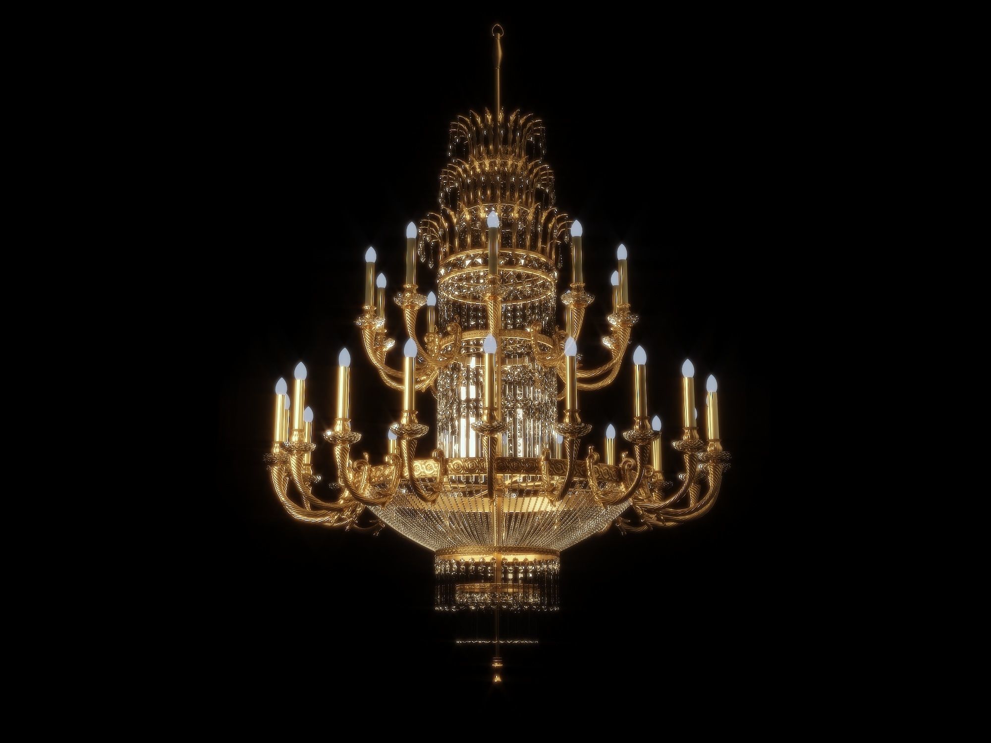 Ceiling lights 3D model_1