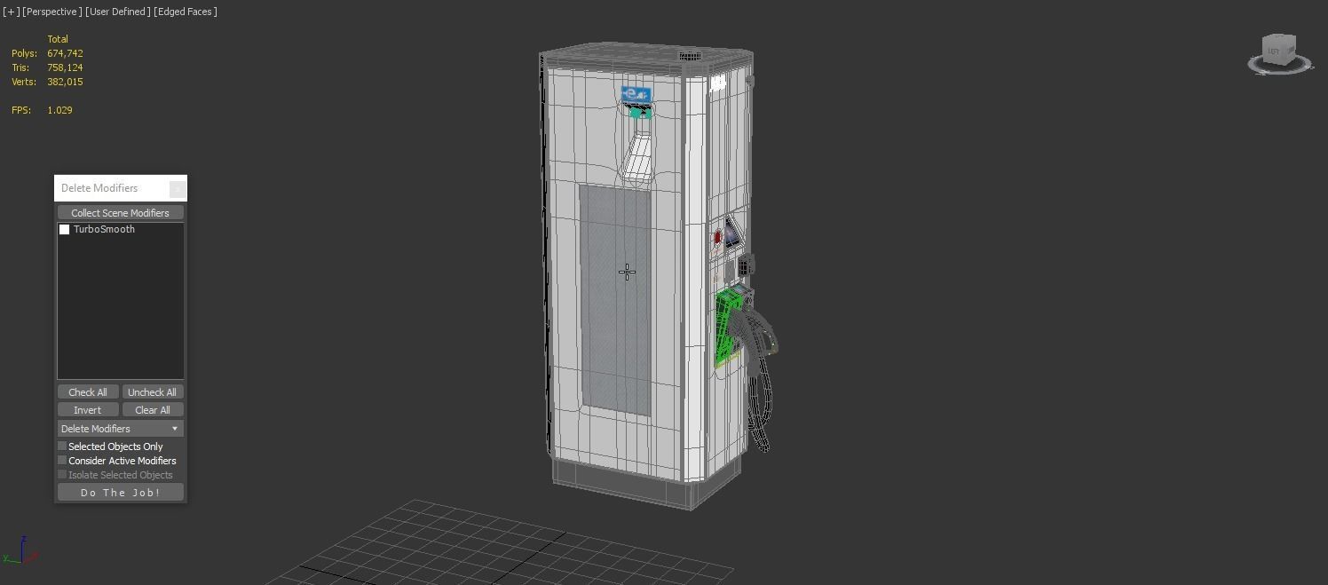 ABB Terra 53 EV Electric car charging station 3D model_6