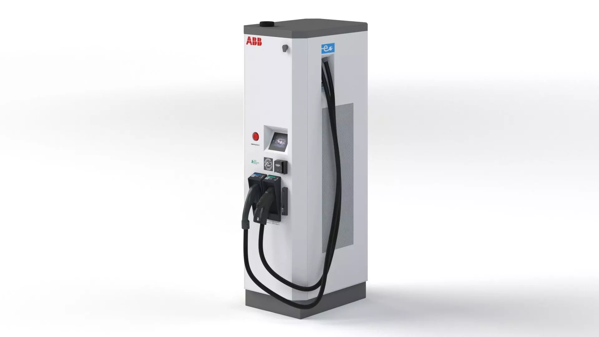 ABB Terra 53 EV Electric car charging station 3D model_0