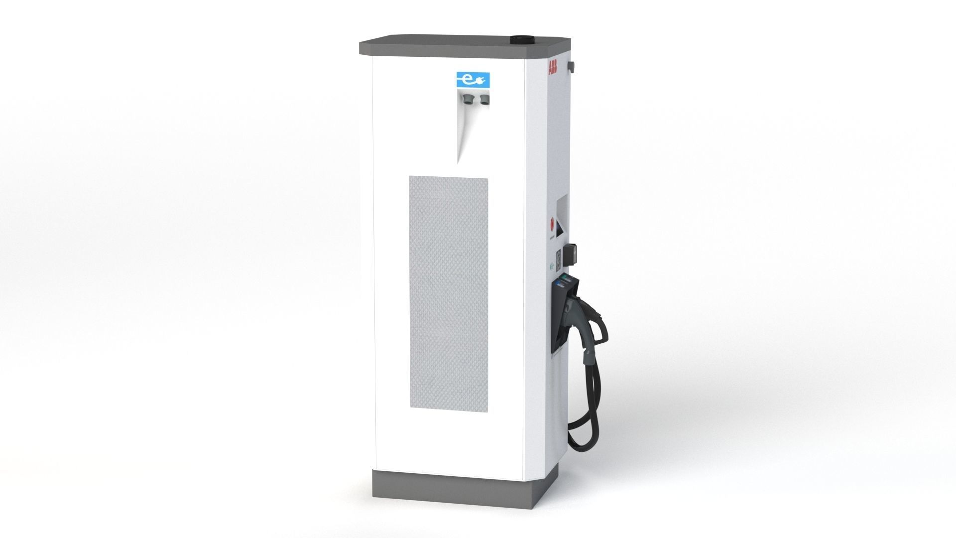 ABB Terra 53 EV Electric car charging station 3D model_23