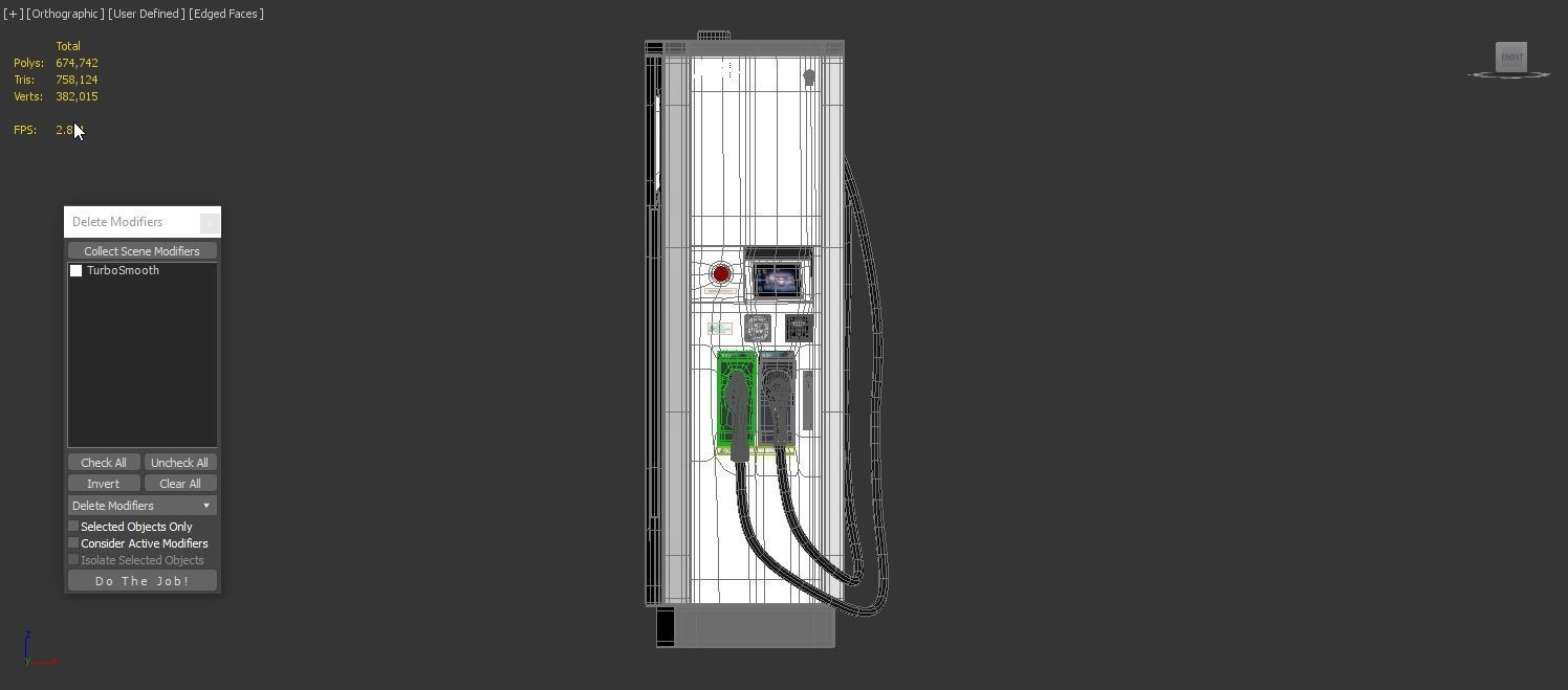 ABB Terra 53 EV Electric car charging station 3D model_2