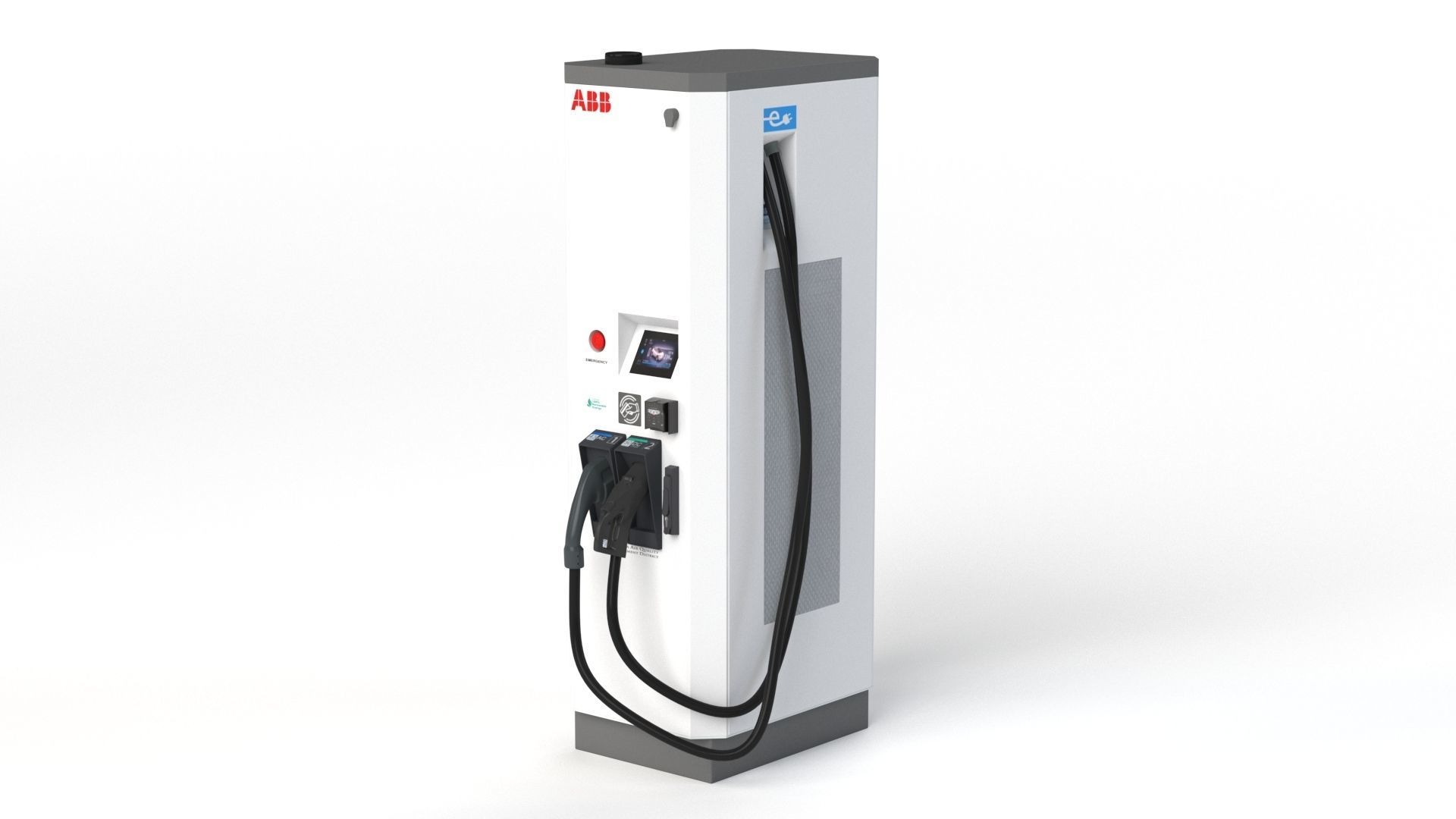 ABB Terra 53 EV Electric car charging station 3D model_32