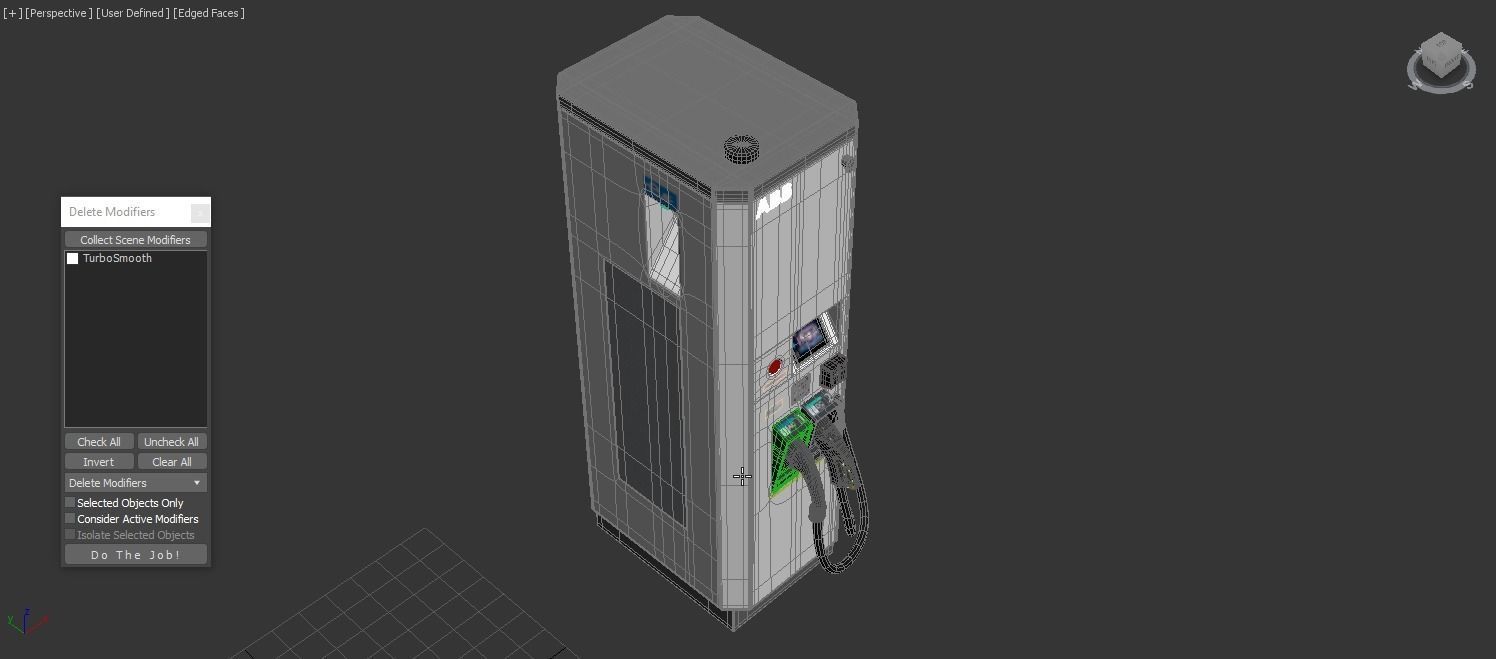 ABB Terra 53 EV Electric car charging station 3D model_7