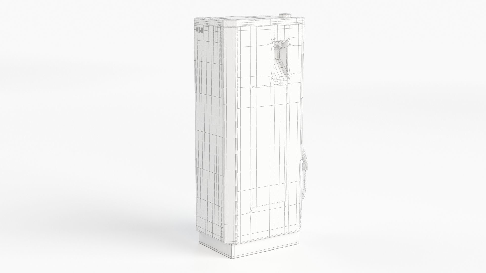 ABB Terra 53 EV Electric car charging station 3D model_8