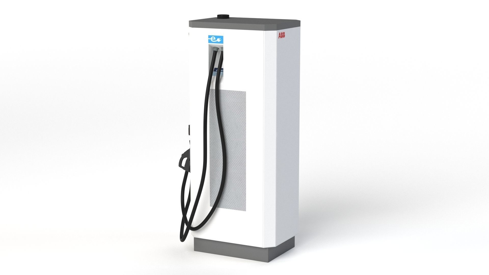 ABB Terra 53 EV Electric car charging station 3D model_29