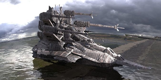 Arch Assassin Cruiser Ship 3  3D model