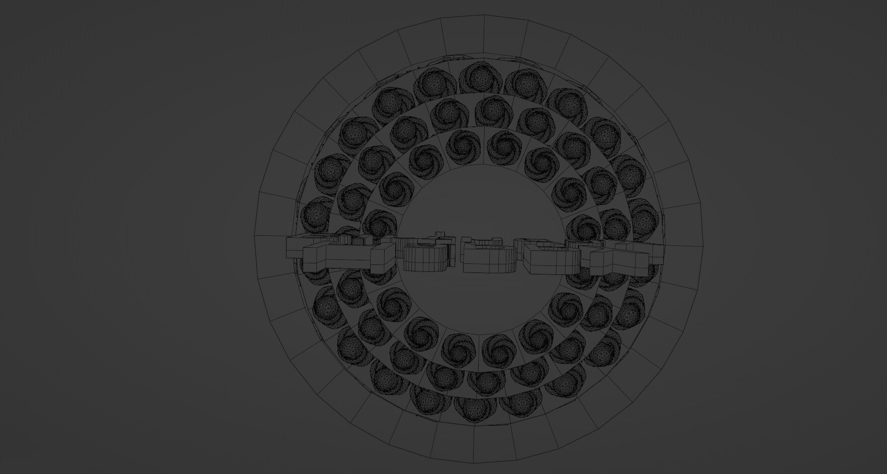 Strawberry Chocolate Birthday Cake Free 3D model_4