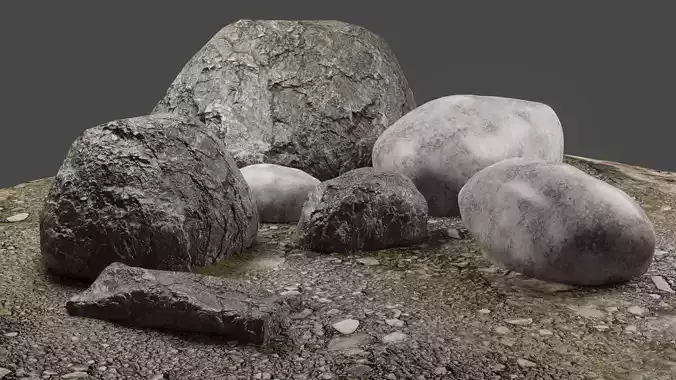 Rocks pile of