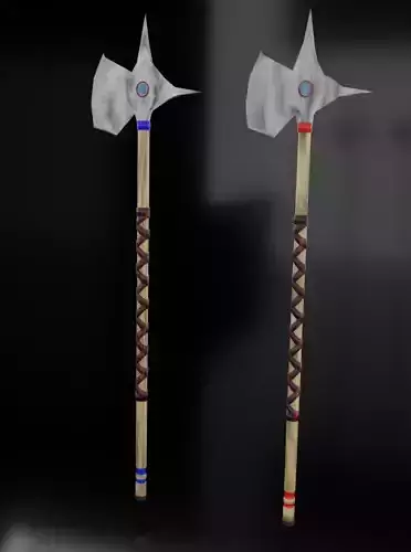 Spear two axes