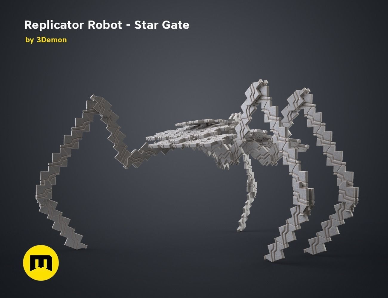 Replicator Robot - Star Gate 3D model 3D printable | CGTrader