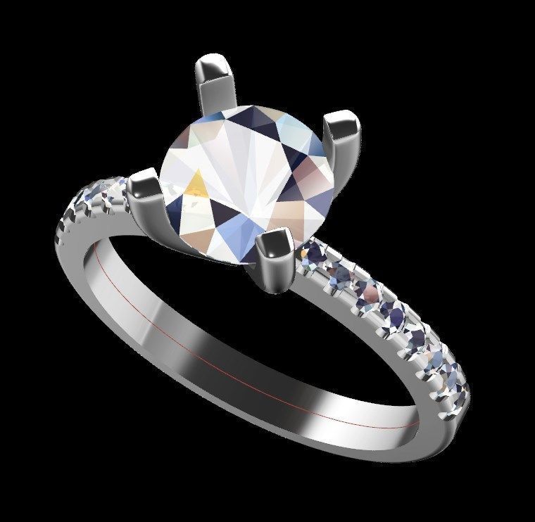 Ring iz52 3D print model_14