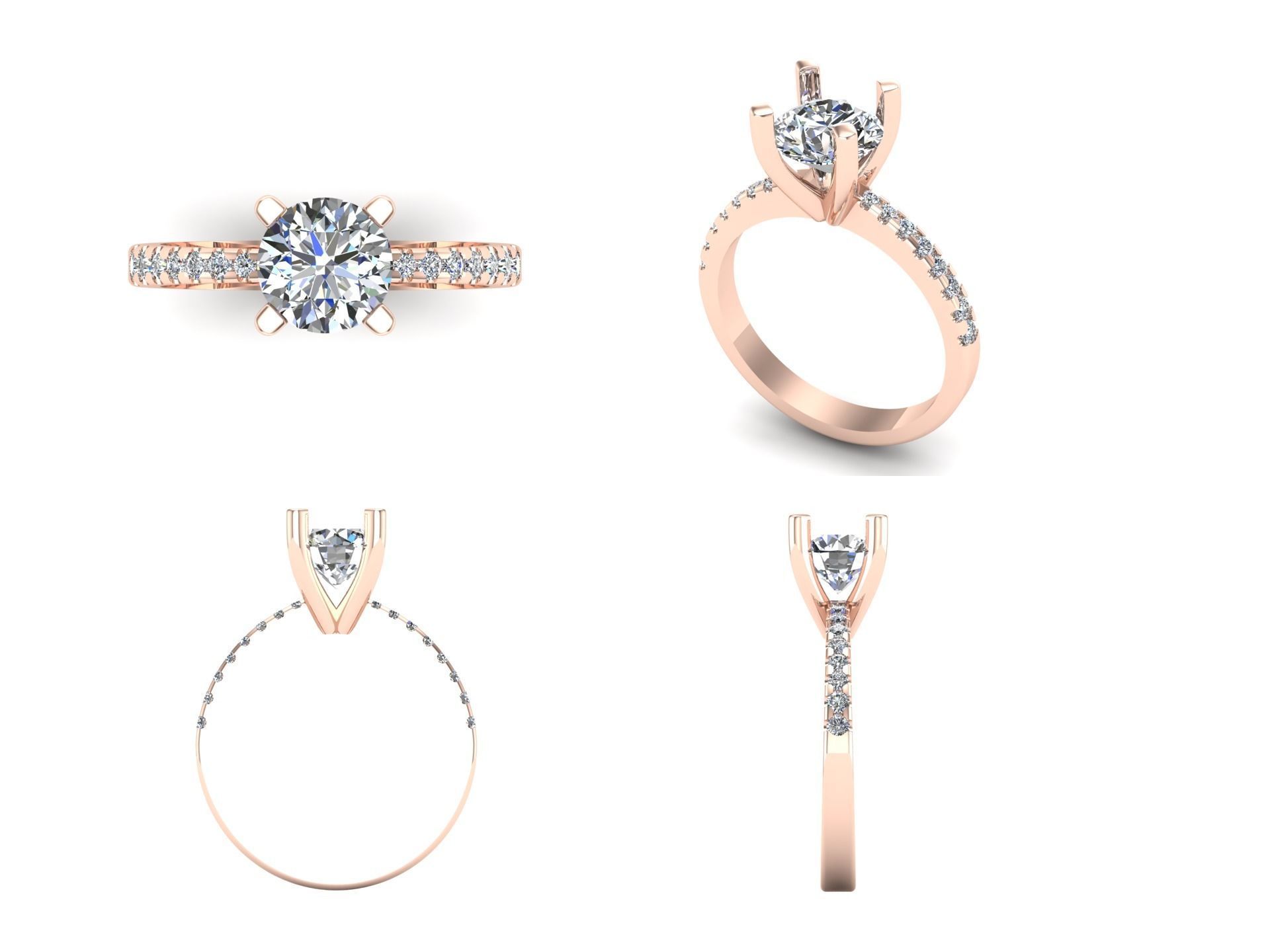 Ring iz52 3D print model_4