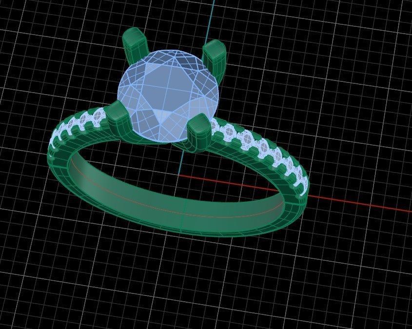 Ring iz52 3D print model_9