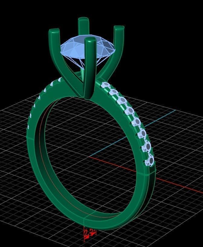 Ring iz52 3D print model_10