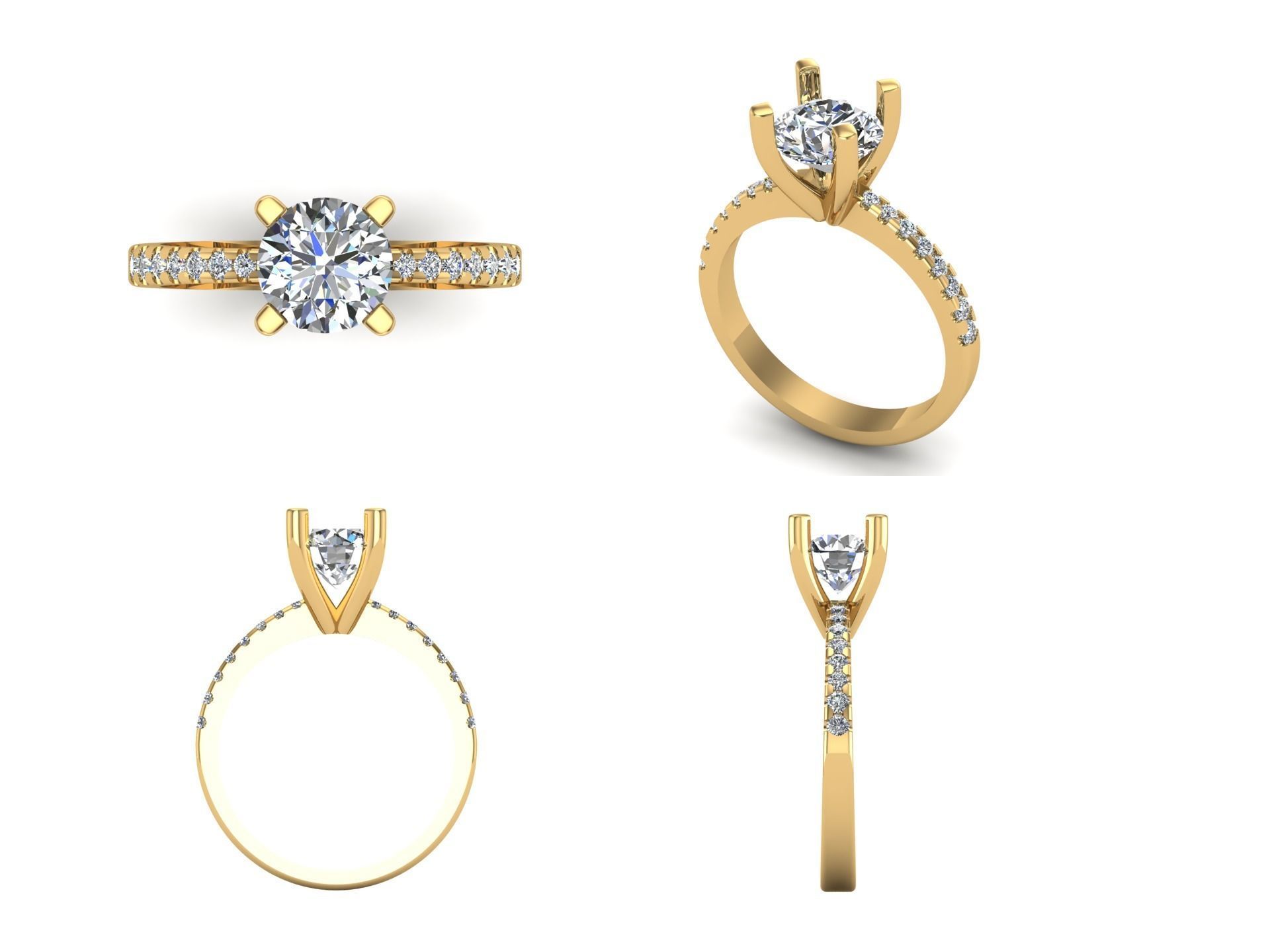 Ring iz52 3D print model_5