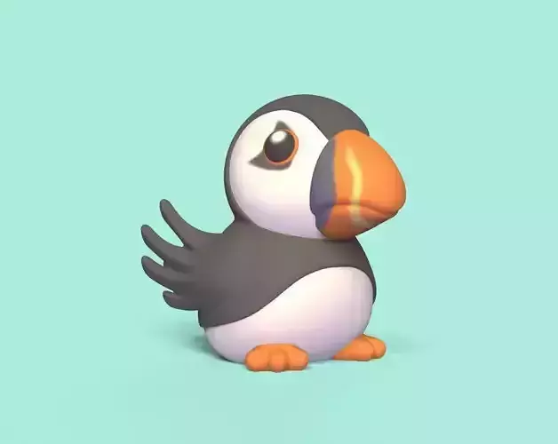 Puffin toy bird