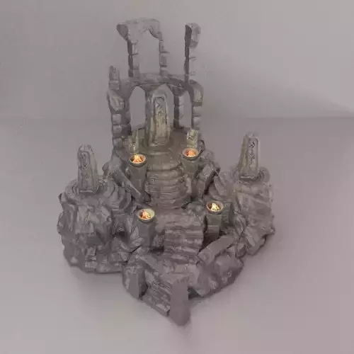Ancient Runestones Tabletop Terrain 28 mm 3D print model