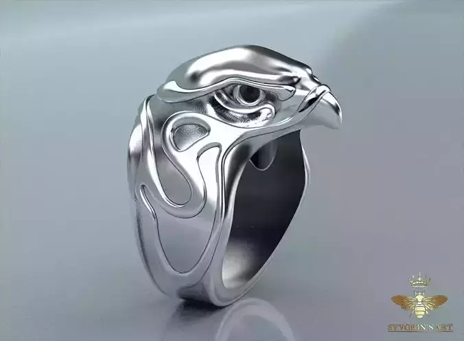 Hawk ring 3D print model