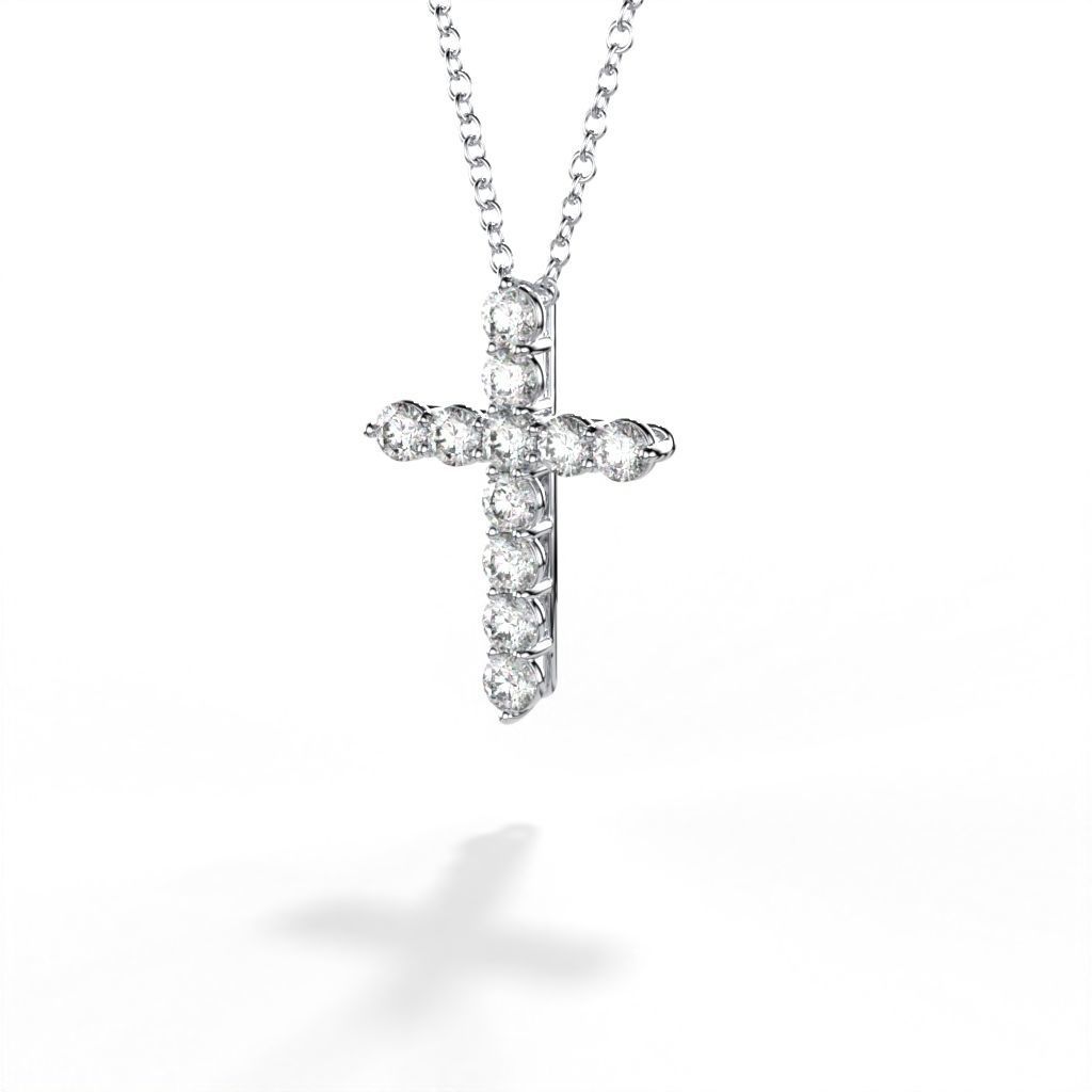 Diamond cross tiff style 3D print model_1