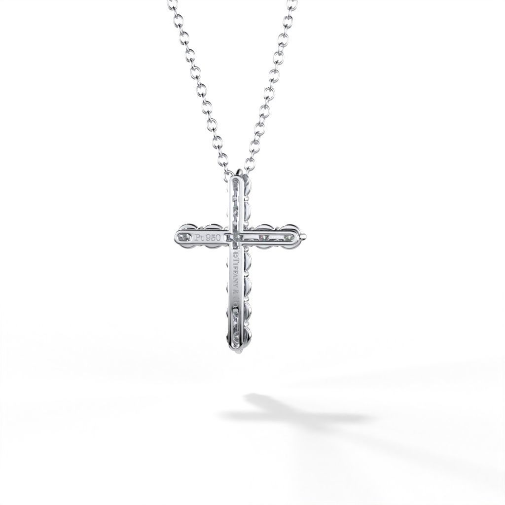 Diamond cross tiff style 3D print model_13