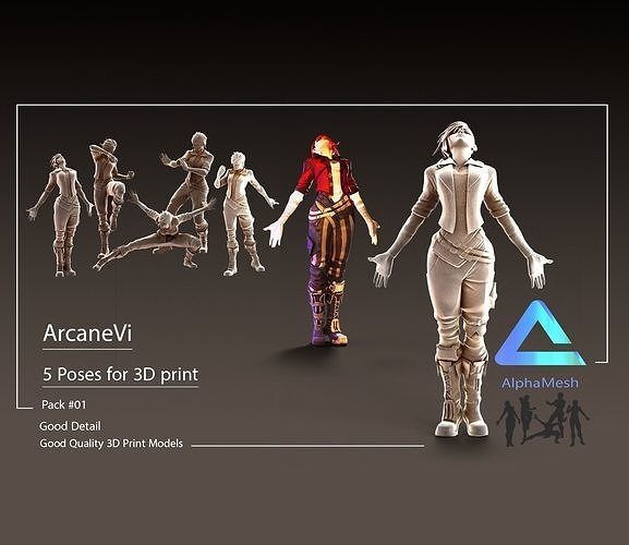 Arcane Vi  For 3D Print 3D print model
