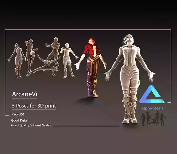 Arcane Vi  For 3D Print 3D print model