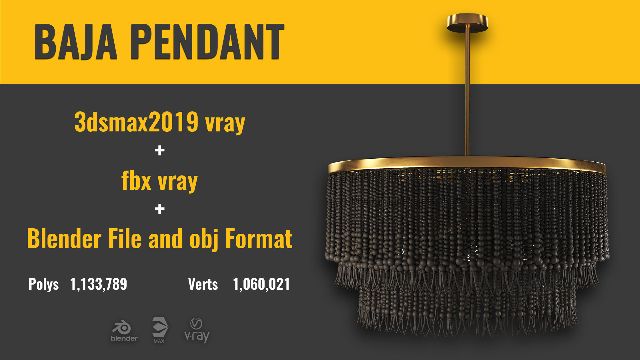 BAJA PENDANT 3D model_1