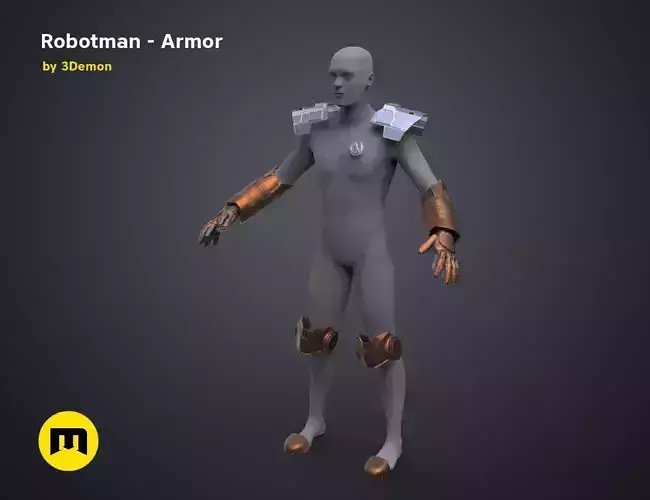 Robotman - Armor 3D print model