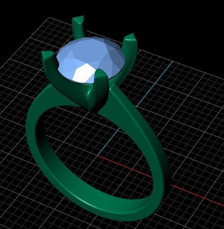 Ring iz56 3D print model_12