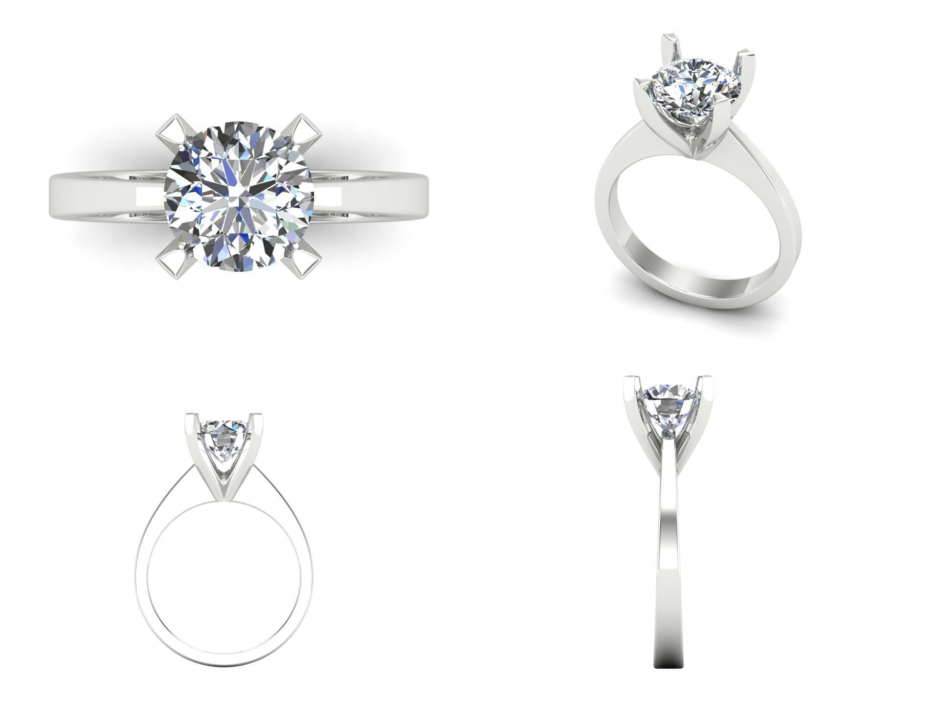 Ring iz56 3D print model_3