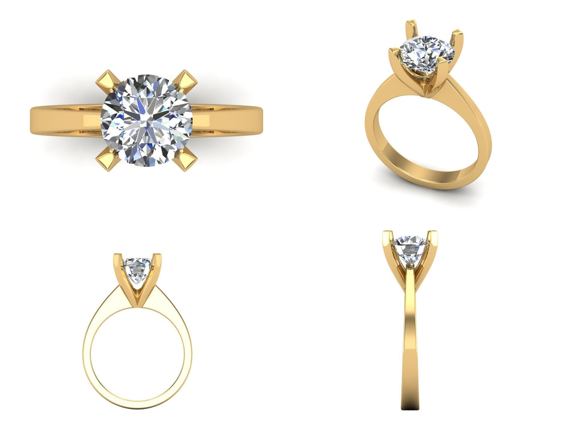 Ring iz56 3D print model_5