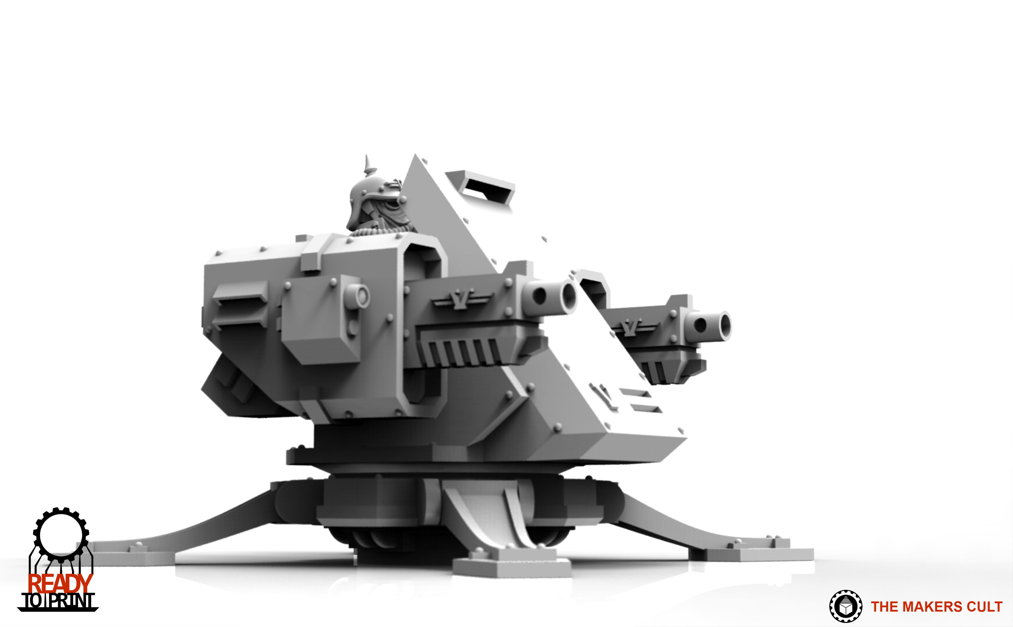 Valour Korps - Defense Turret 3D print model_33