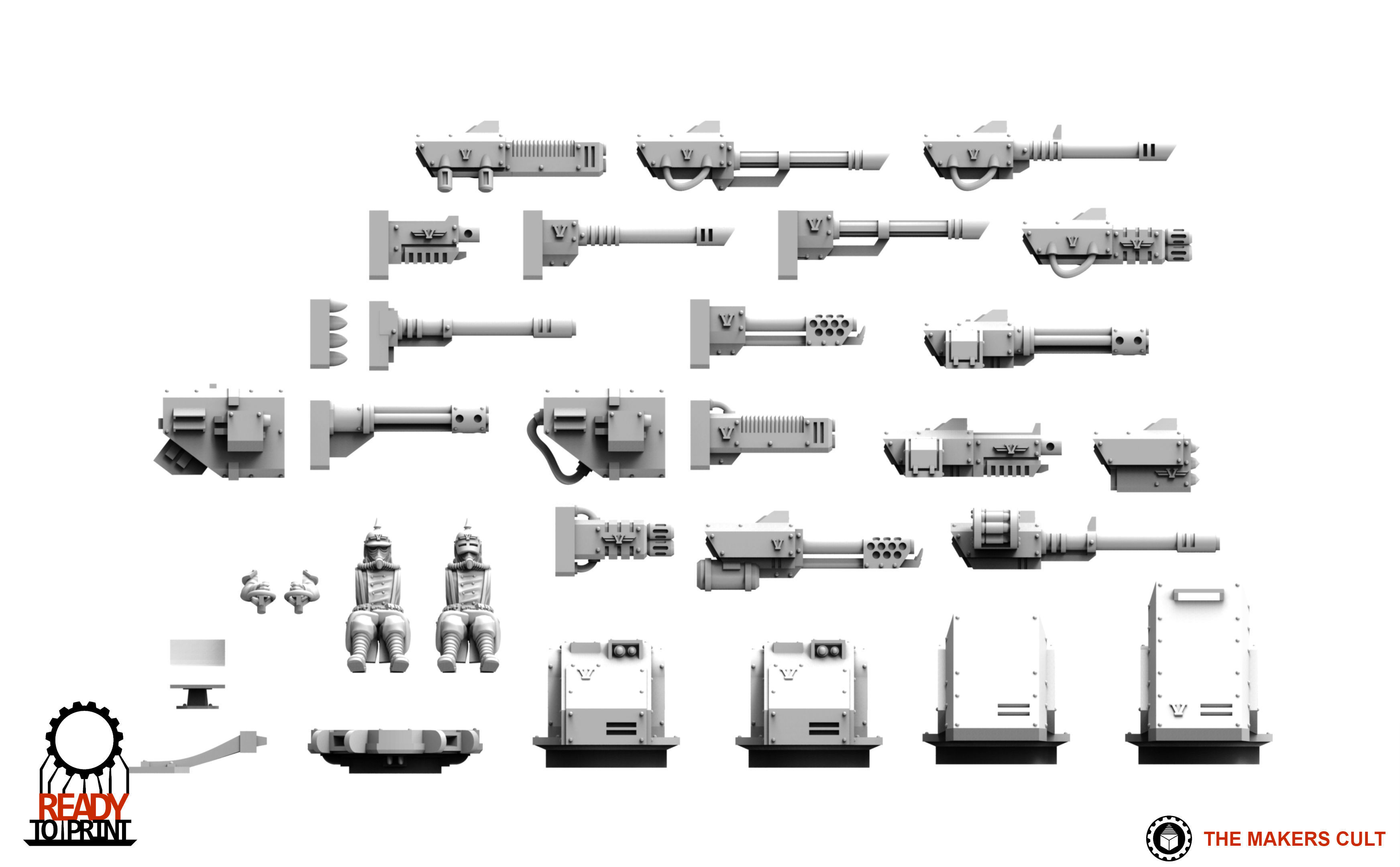 Valour Korps - Defense Turret 3D print model_2