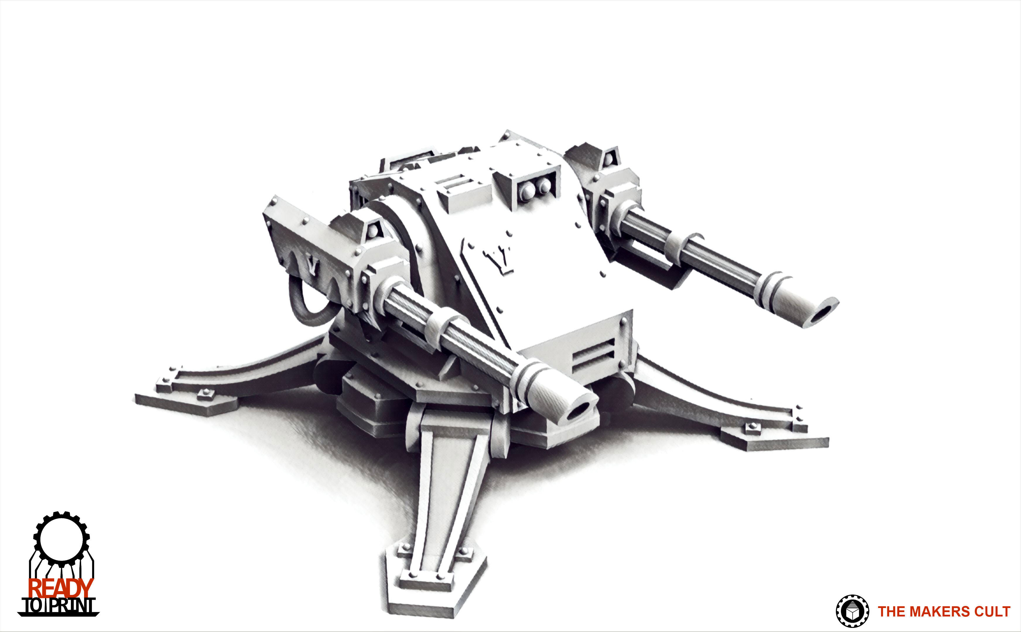 Valour Korps - Defense Turret 3D print model_12