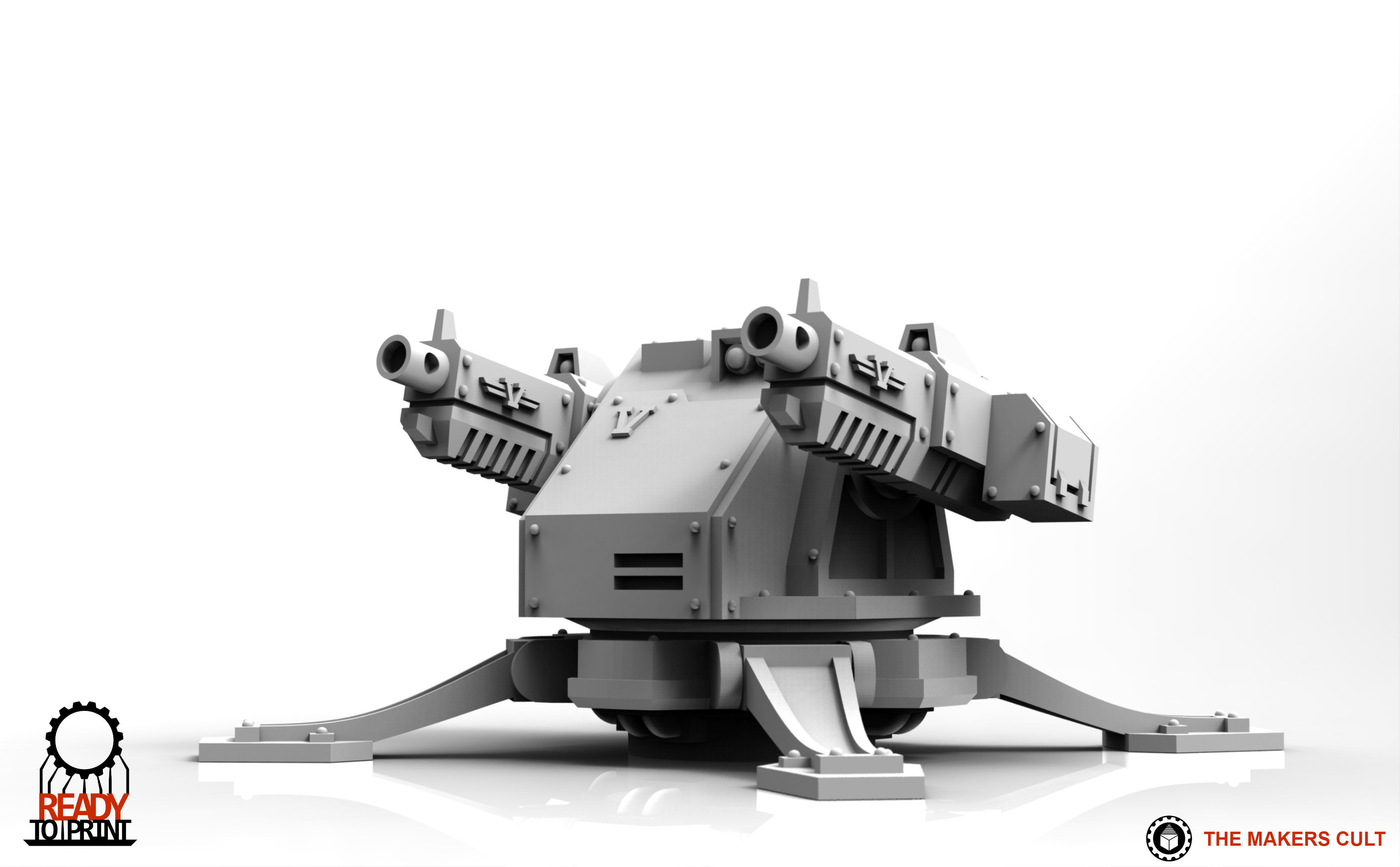 Valour Korps - Defense Turret 3D print model_14