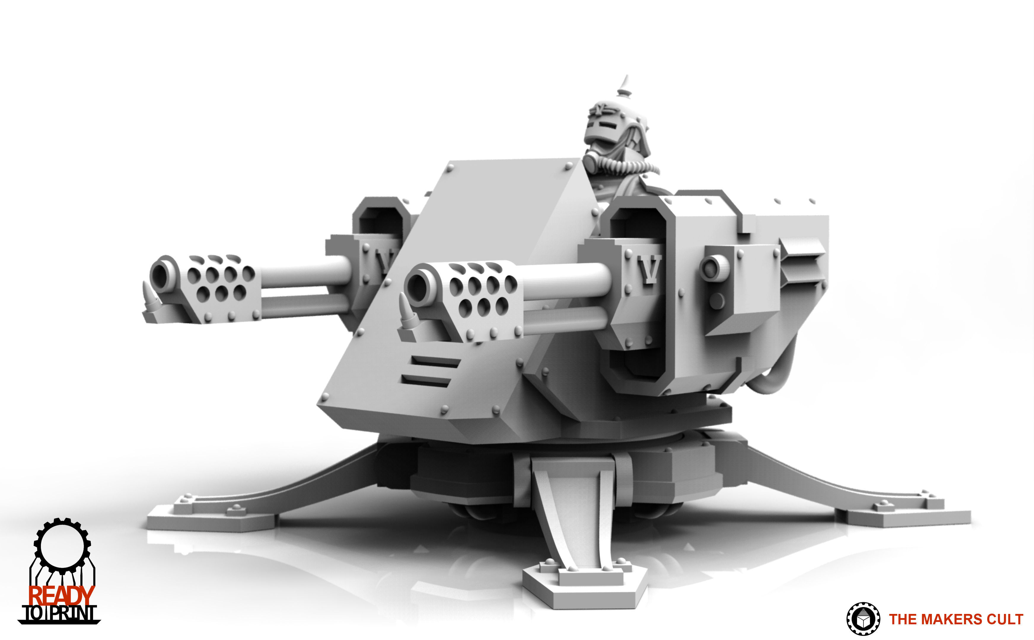 Valour Korps - Defense Turret 3D print model_25