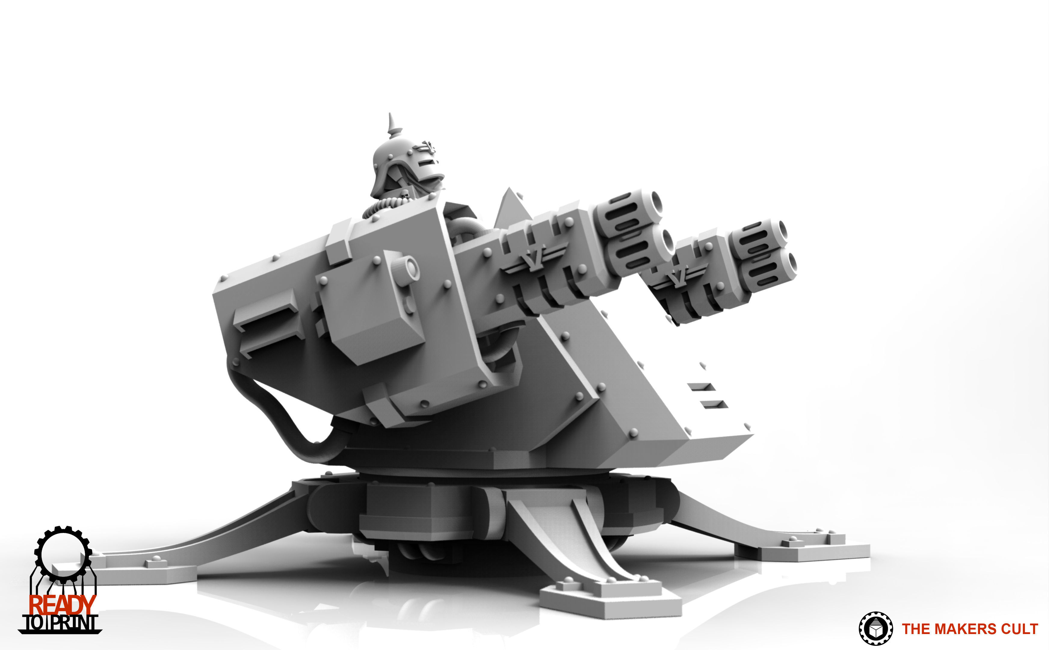 Valour Korps - Defense Turret 3D print model_27