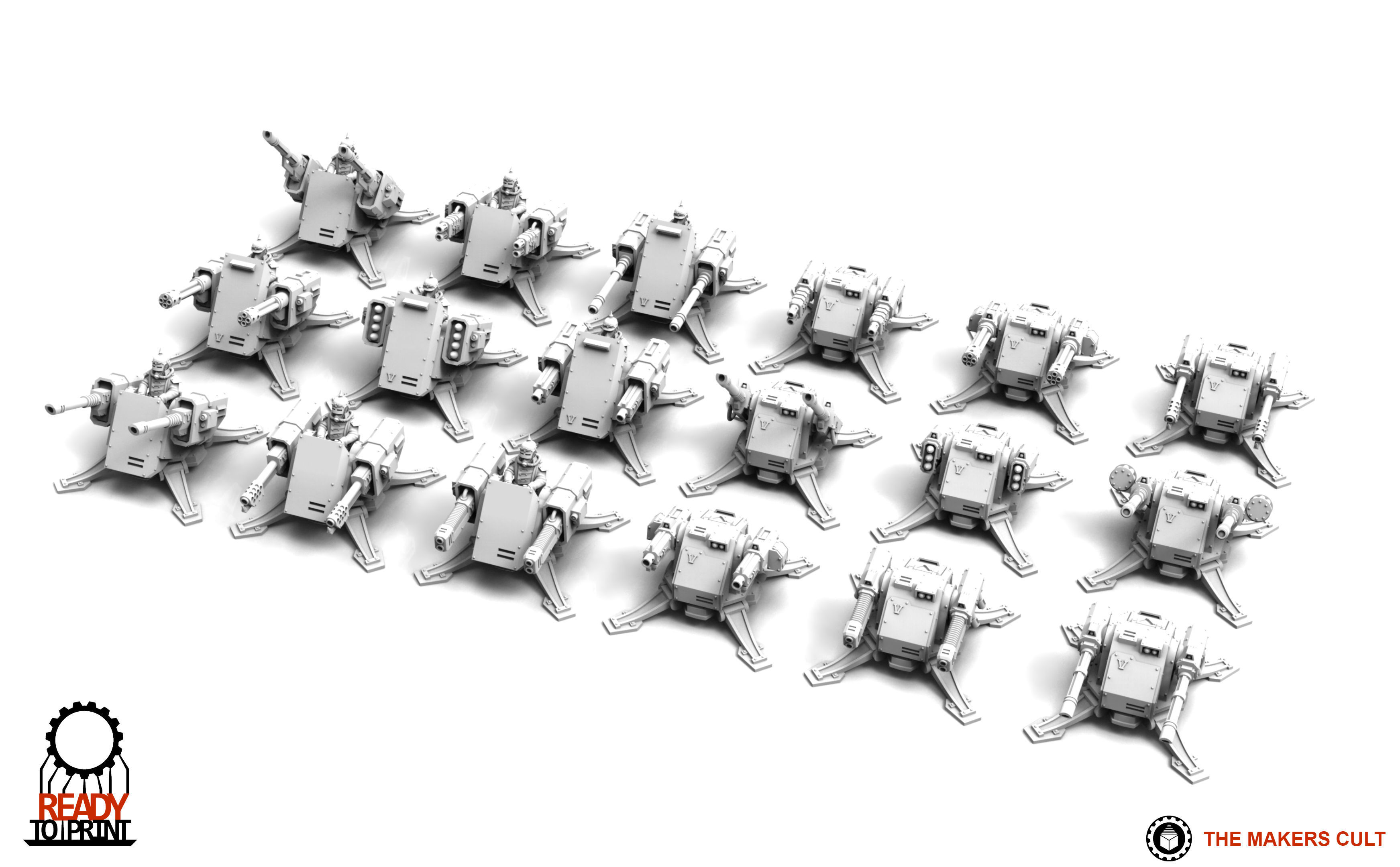 Valour Korps - Defense Turret 3D print model_1