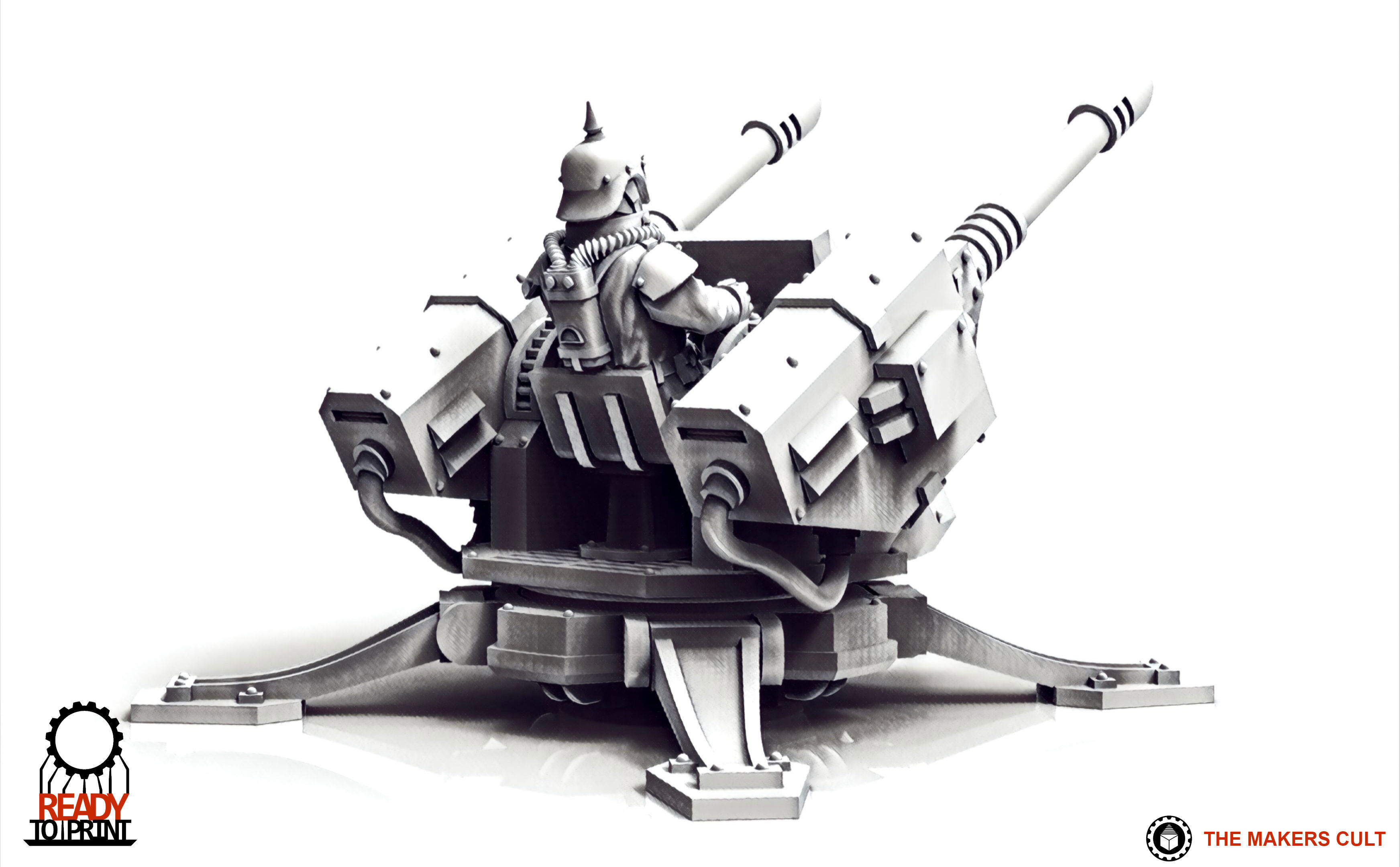Valour Korps - Defense Turret 3D print model_26