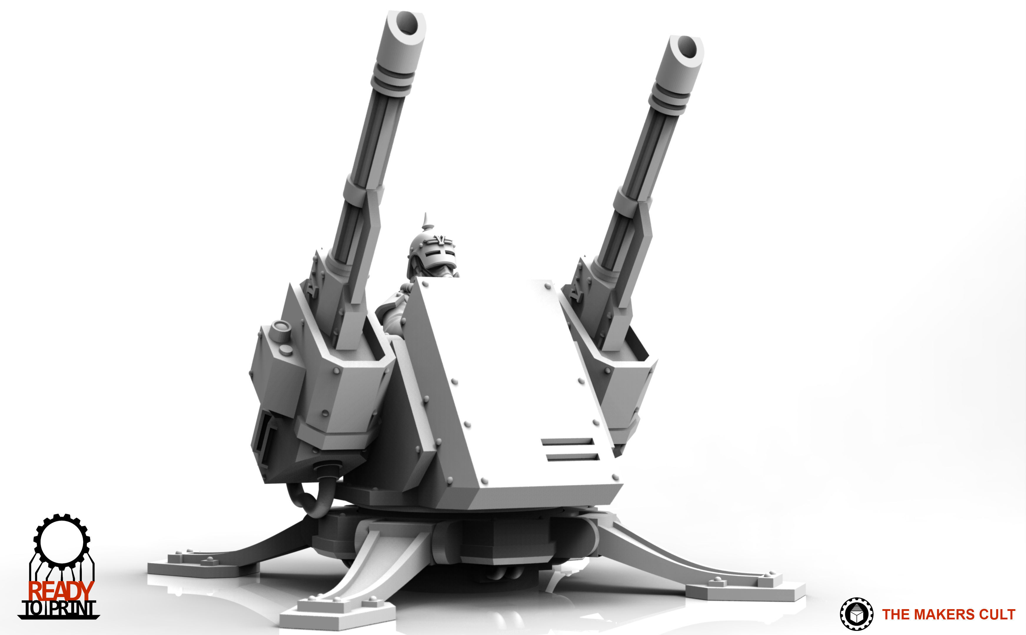 Valour Korps - Defense Turret 3D print model_34