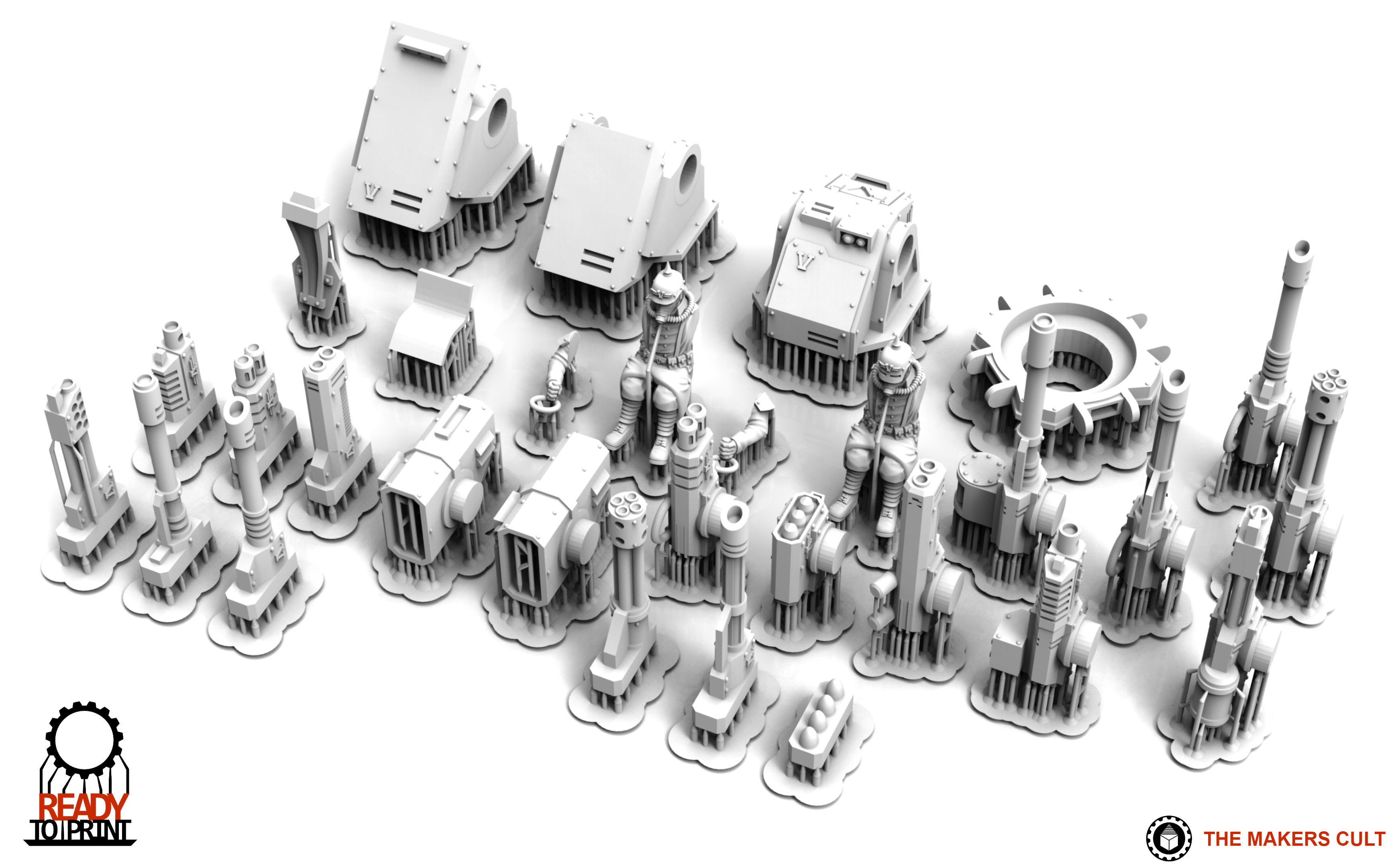 Valour Korps - Defense Turret 3D print model_3