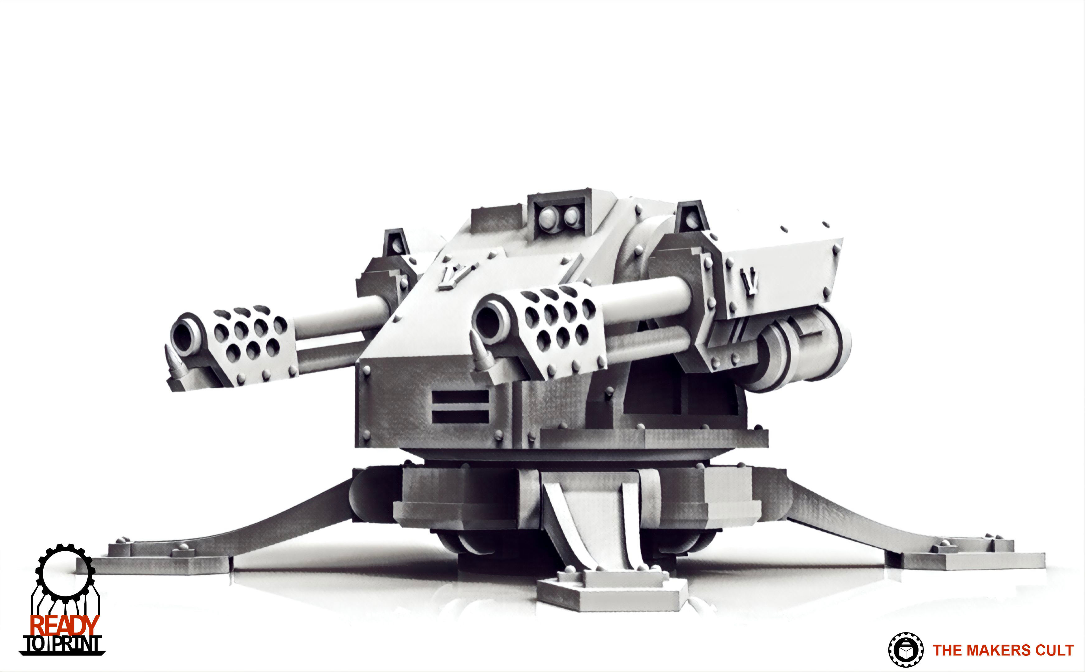 Valour Korps - Defense Turret 3D print model_5