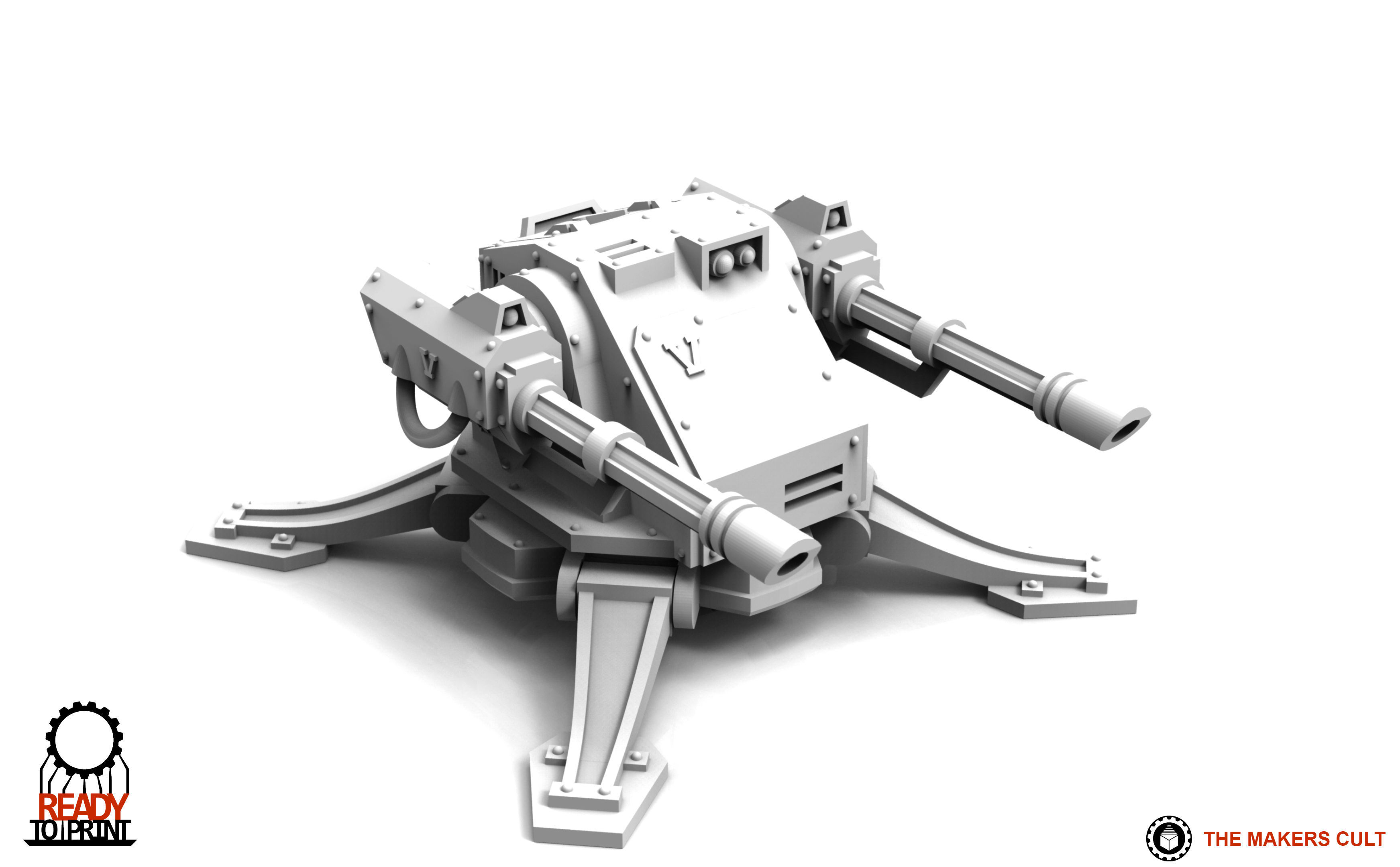 Valour Korps - Defense Turret 3D print model_17