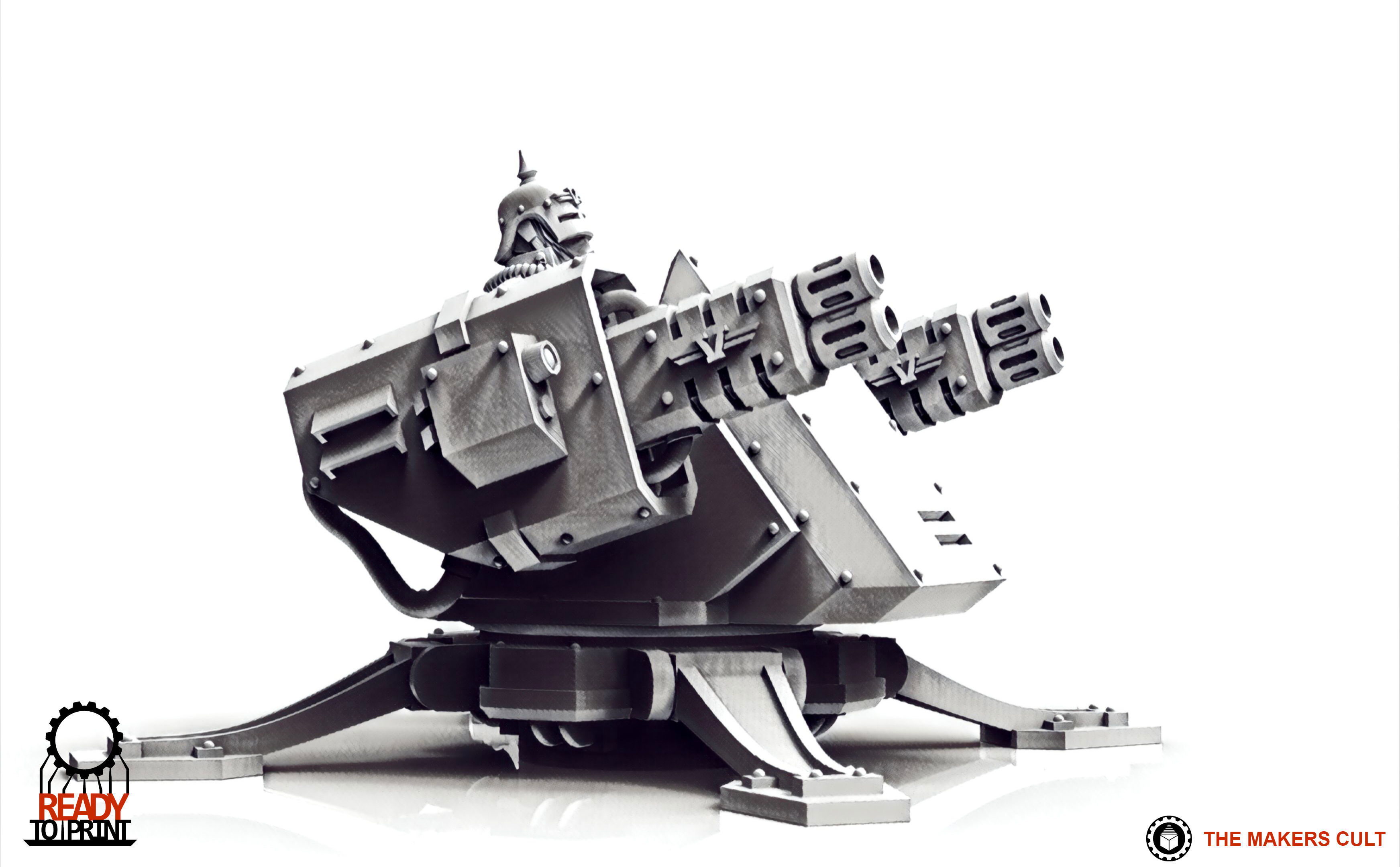 Valour Korps - Defense Turret 3D print model_32