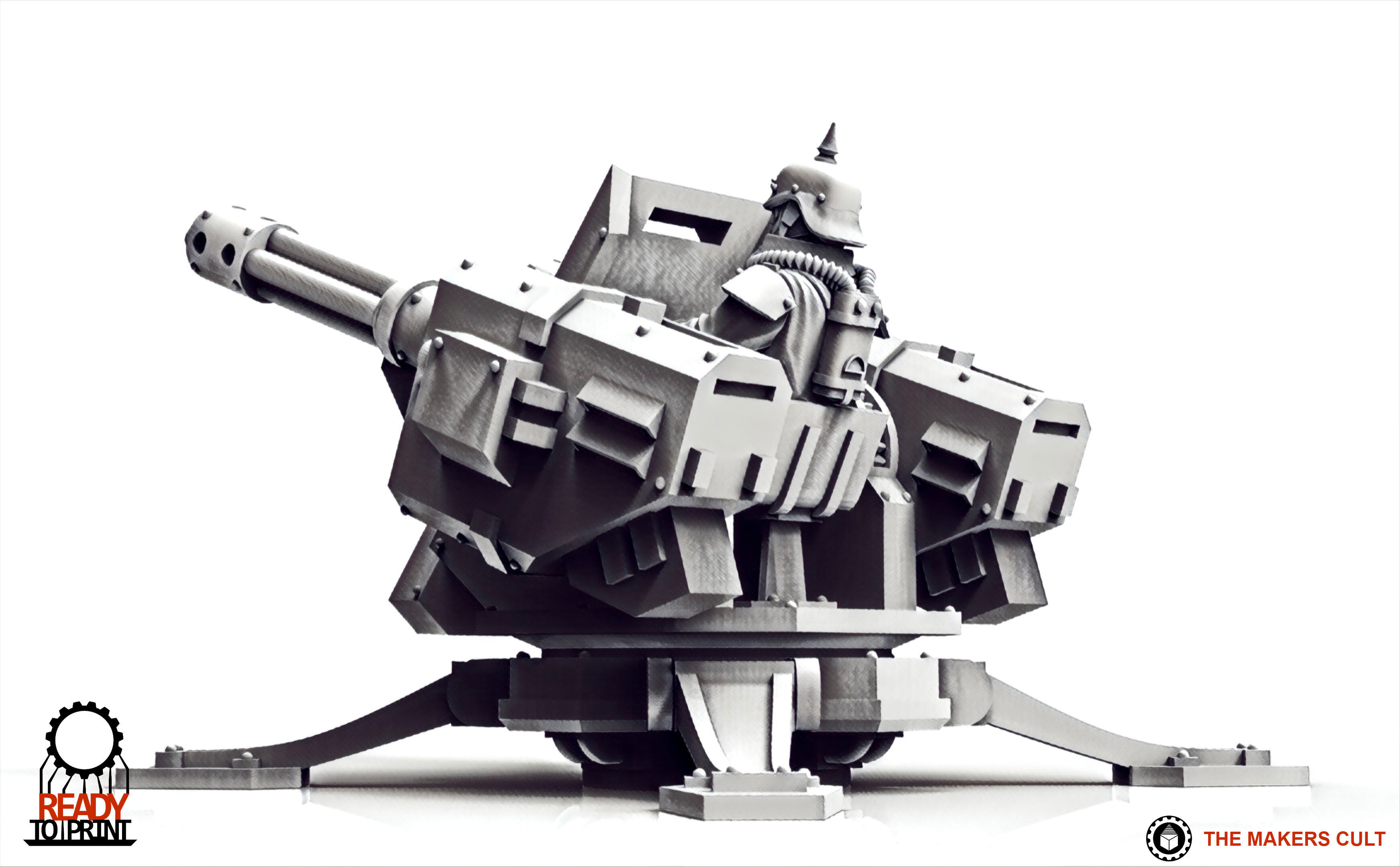 Valour Korps - Defense Turret 3D print model_22