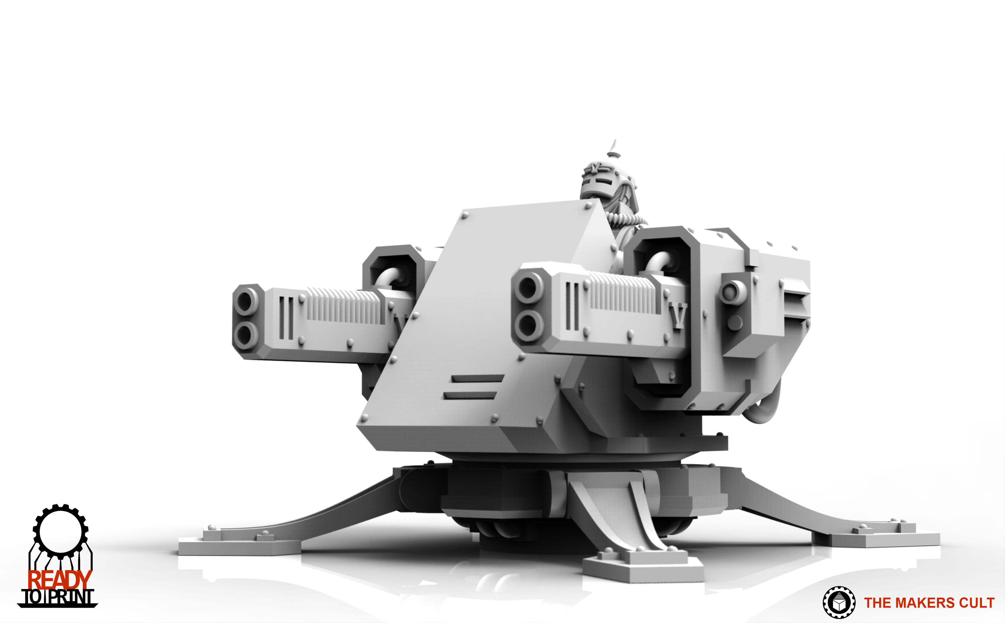 Valour Korps - Defense Turret 3D print model_31