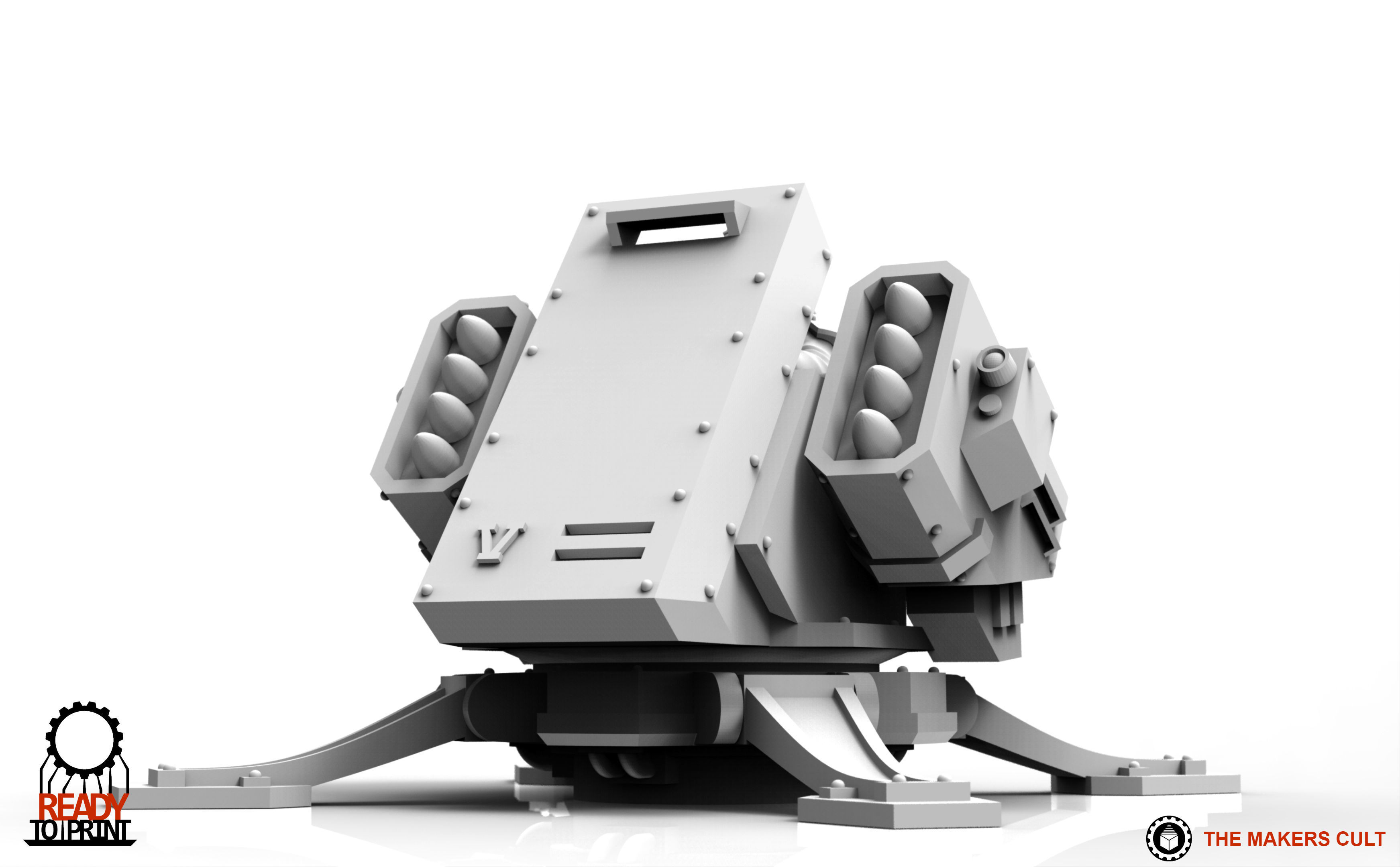 Valour Korps - Defense Turret 3D print model_35