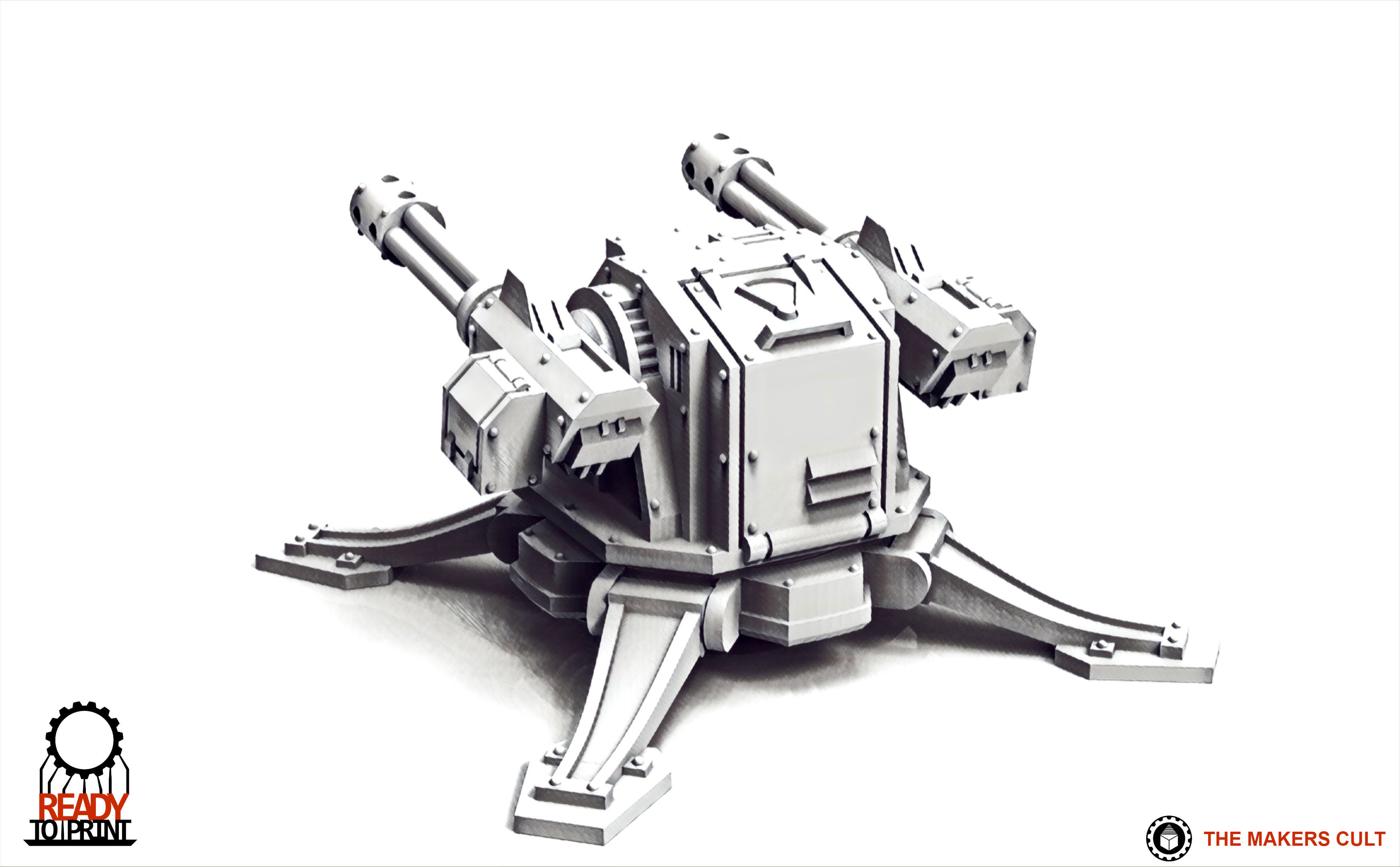 Valour Korps - Defense Turret 3D print model_9