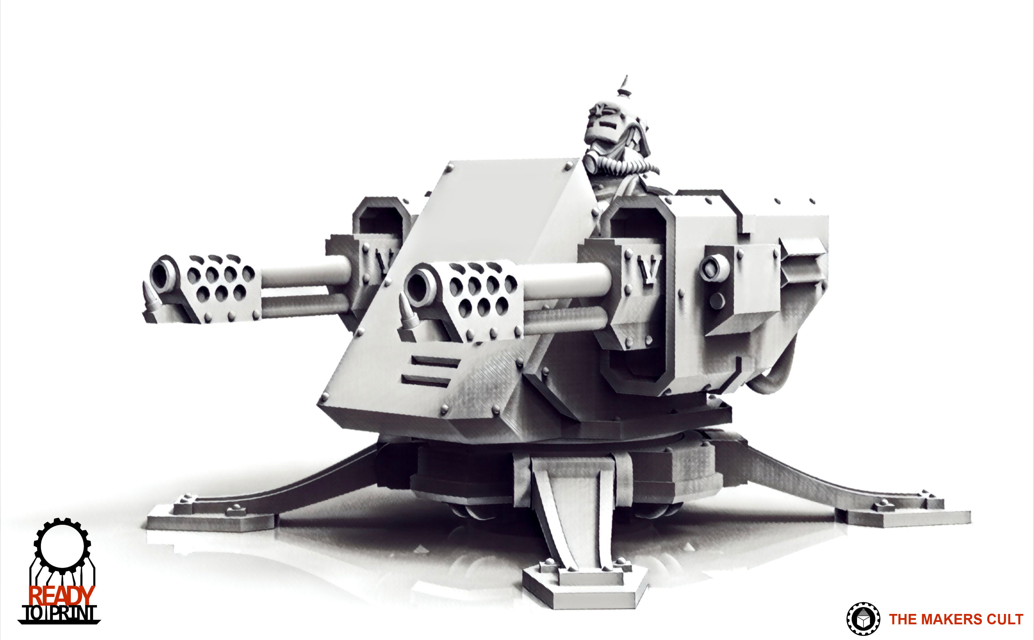 Valour Korps - Defense Turret 3D print model_20