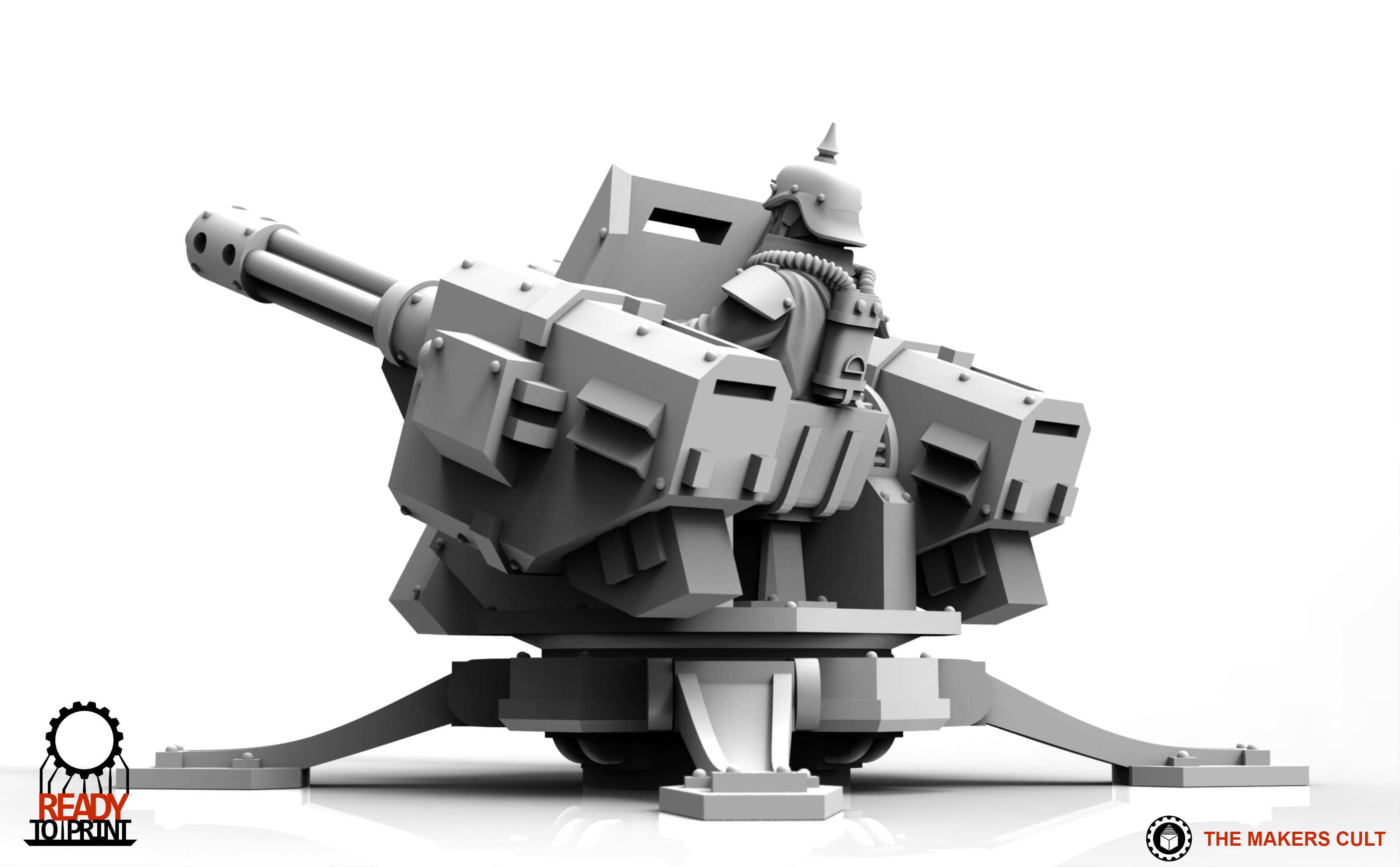 Valour Korps - Defense Turret 3D print model_36